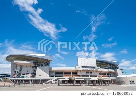 "Saitama Prefecture" Saitama Stadium 2002 scenery in summer 128608052