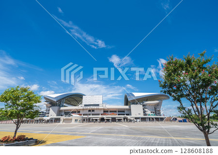 "Saitama Prefecture" Saitama Stadium 2002 Summer Scene South Plaza 128608188