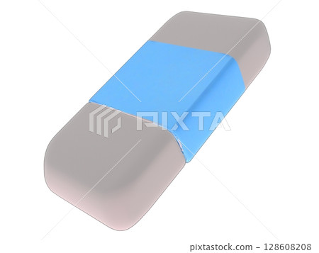 A sand eraser for erasing ballpoint pen marks at work or in school 128608208