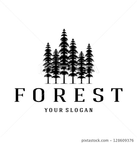 simple pine or fir tree logo,evergreen.for pine forest,adventurers,camping,nature,badges and business.vector simple pine or fir tree logo,evergreen.for pine forest,adventurers,camping,nature,badges and business.vector 128609376