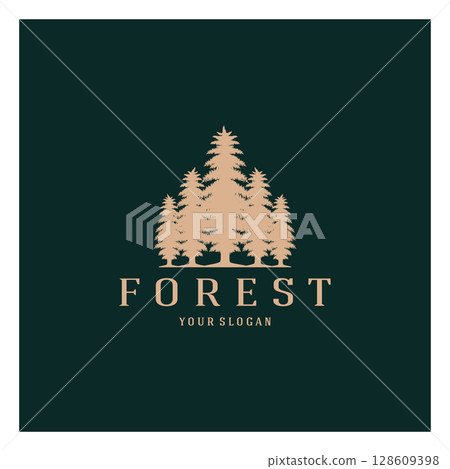 simple pine or fir tree logo,evergreen.for pine forest,adventurers,camping,nature,badges and business.vector simple pine or fir tree logo,evergreen.for pine forest,adventurers,camping,nature,badges and business.vector 128609398