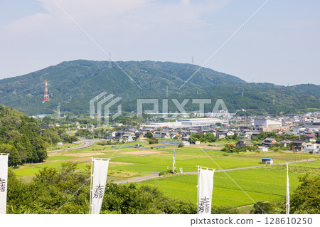 Sekigahara battlefield, view from Mitsunari Ishida's camp 128610250