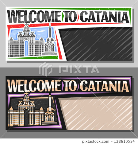 Vector layout for Catania Vector layout for Catania 128610554