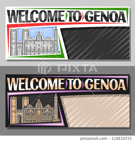 Vector layout for Genoa 128610555