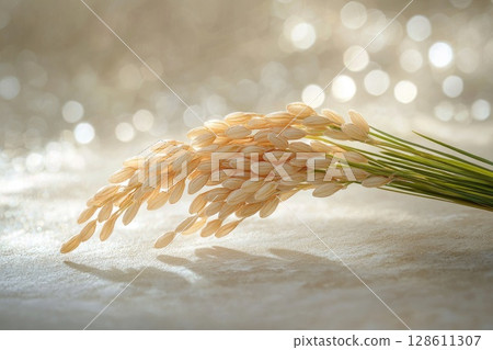Perfectly Detailed Single Grain of Rice Perfectly Detailed Single Grain of Rice 128611307