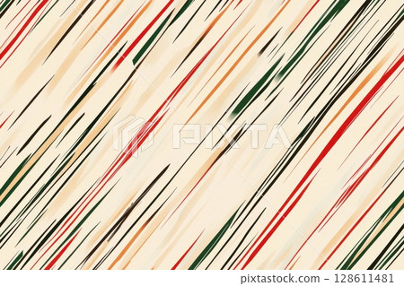 Thin Colorful Lines Seamless Pattern Background 128611481
