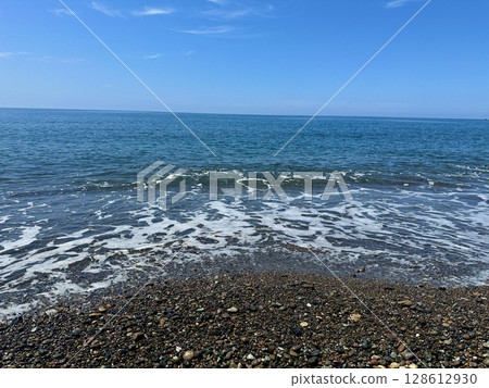 Photo of the beach scenery of Sado Island, Sado City, Niigata Prefecture 128612930