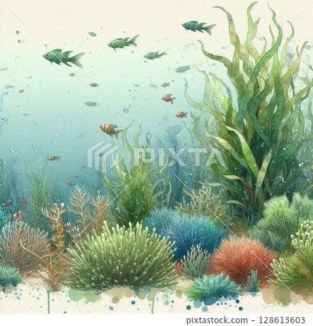 A gentle gaze under the sea 128613603