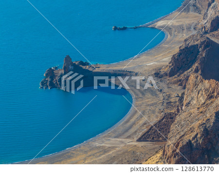 Beautiful lake landscape in Tibet,China 128613770