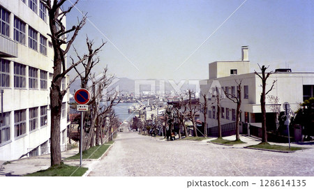 Hachiman-zaka, Hakodate View from the slope (Hachiman-zaka, a tourist attraction in Hakodate) - Wide view 128614135