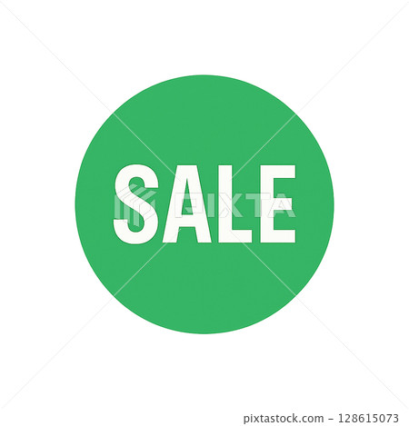 A green pop icon to inform customers of sales, a green SALE mark, and eye-catching white text to indicate sales A green pop icon to inform customers of sales, a green SALE mark, and eye-catching white text to indicate sales 128615073