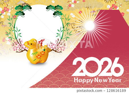 2026年新年賀卡 128616189