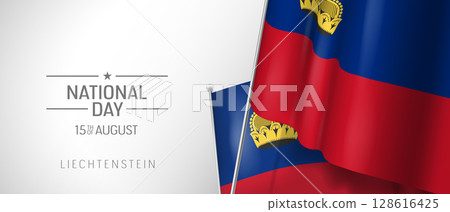 Liechtenstein happy national day greeting card, banner vector illustration Liechtenstein happy national day greeting card, banner vector illustration 128616425
