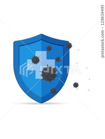 Protection against bacteria health viruses stock illustration Protection against bacteria health viruses stock illustration 128616495
