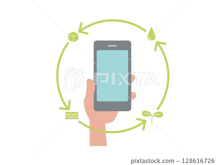 帶著智慧型手機旅行的圖片 128616726