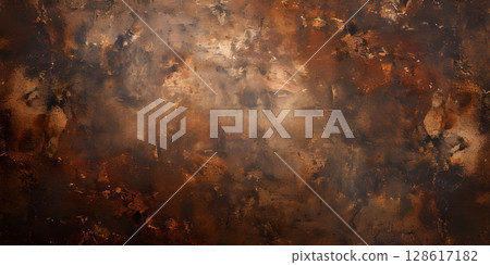 Earthy Elegance: Brown Background for Product Presentation, Rich Brown: Background for Products with a Natural Touch-Ai-generated 128617182