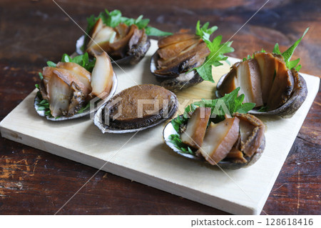 燉茄子乾 128618416