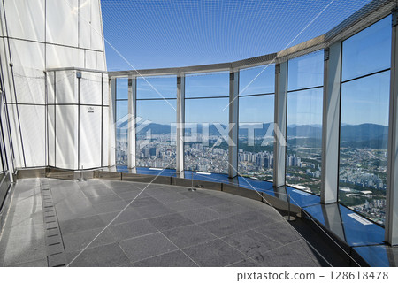 Sky Terrace at Lotte World Tower Observatory [Seoul, Korea] 128618478