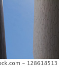 Blue sky seen from the Saudi Arabia Pavilion 128618513