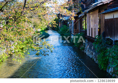 The atmosphere of Gion Shirakawa, Kyoto The atmosphere of Gion Shirakawa, Kyoto 128618699