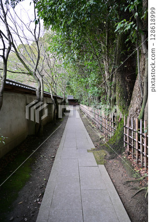 京都的Ryozan-ji寺 128618999