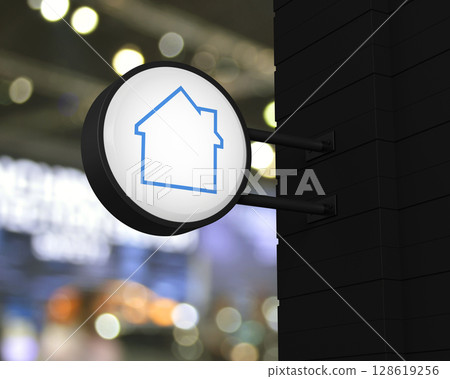 Business real estate concept, 3D rendering 128619256
