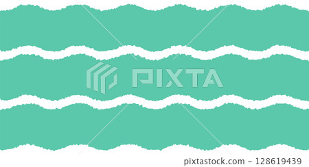 Background material of mint green thick wavy lines drawn with crayon Background material of mint green thick wavy lines drawn with crayon 128619439