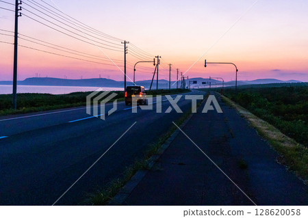 [Hokkaido_Wakkanai City] Cape Soya at dawn 128620058