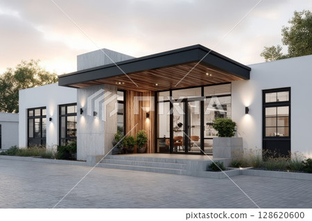 時尚的店鋪設計 128620600