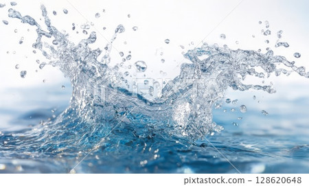 Water splash background Water splash background 128620648