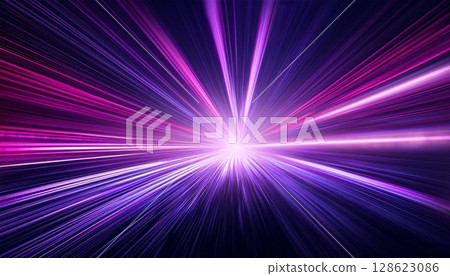 快速的技術概念影像，紫色光摘要背景影像。 128623086