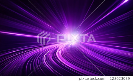 Speedy technology concept image, purple light abstract background image. Speedy technology concept image, purple light abstract background image. 128623089