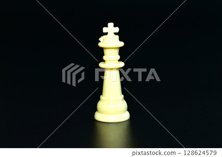 Chess piece white king. Chess piece white king. 128624579