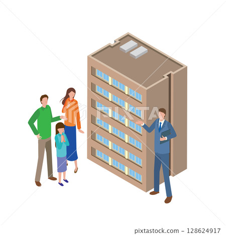 房地產工作人員介紹公寓 128624917