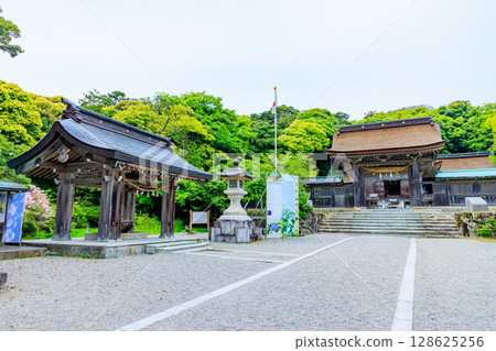 Early summer at Keta Taisha Shrine, Ichinomiya of Noto Province, Hakui City, Ishikawa Prefecture 128625256