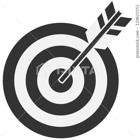 Target and Arrow 128625551