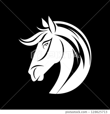 Horse head 128625713