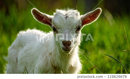 Cute baby goat 1 128626676