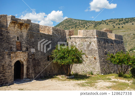 castle of Porto Palermo, near Himara city, Albanian riviera castle of Porto Palermo, near Himara city, Albanian riviera 128627338
