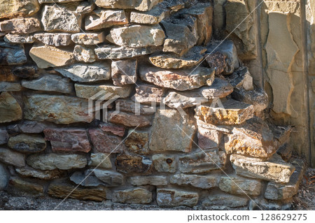 Backgrounds of the old stone wall. Backgrounds of the old stone wall. 128629275