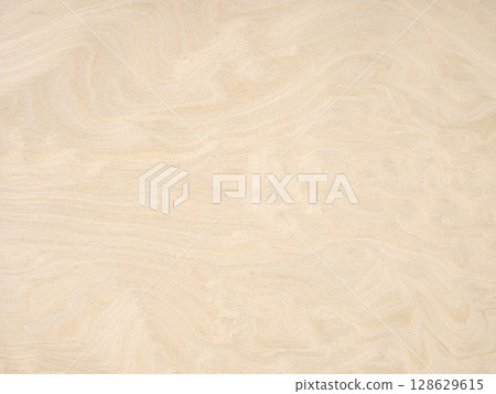Swirling sands of time captured in wood, a delicate dance of alabaster and cream in nature's design 128629615