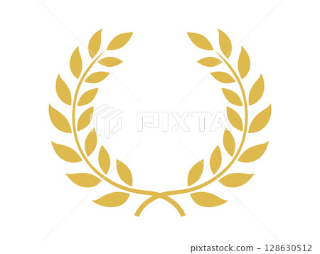 Laurel wreath symbol award vector illustration 128630512