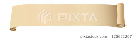 Old paper.Ancient parchment, manuscript.Vector illustration. 128631207
