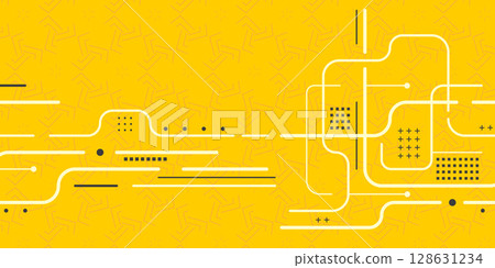 Technology background of lines.The modern concept of digital technology. Abstract geometry.Vector illustration. Technology background of lines.The modern concept of digital technology. Abstract geometry.Vector illustration. 128631234