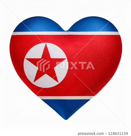 北韓國旗心 北韓國旗心 128631239