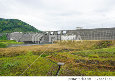 雨天的當別水壩 雨天的當別水壩 128631459