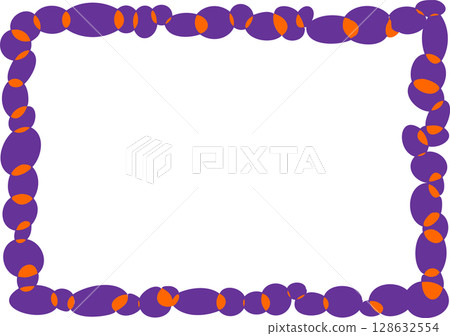 Halloween Frame - Distorted Chain Pattern Frame 3 Halloween Frame - Distorted Chain Pattern Frame 3 128632554