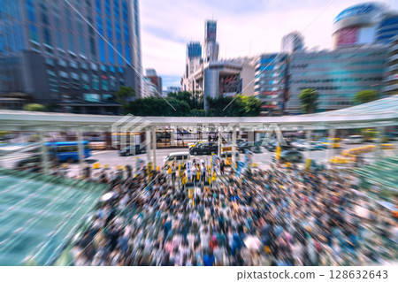 Yokohama cityscape in Japan. The last day of the election campaign. Street speech at the west exit of Yokohama Station on the 19th. Yokohama cityscape in Japan. The last day of the election campaign. Street speech at the west exit of Yokohama Station on the 19th. 128632643