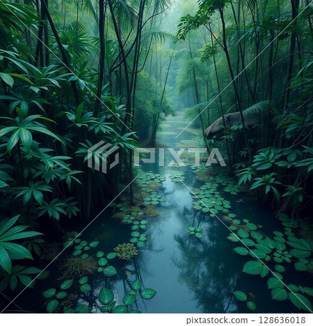 Swamp Jungle 128636018