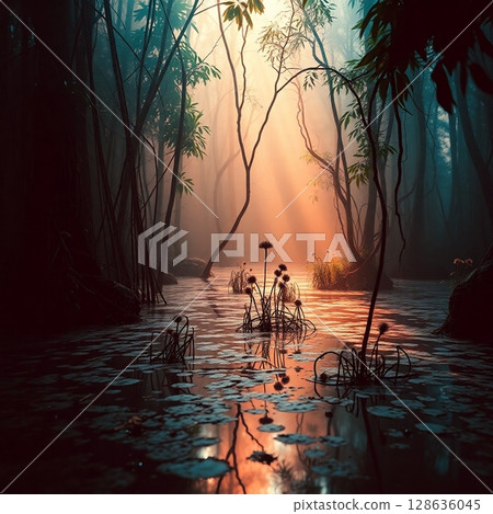 Swamp Jungle 128636045